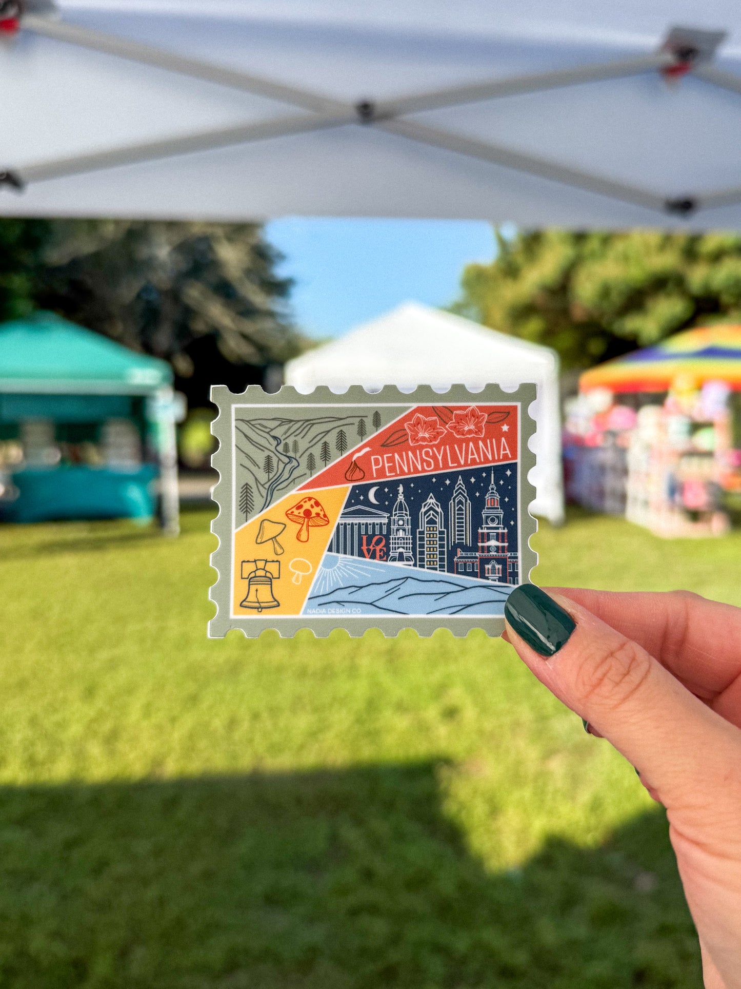 Pennsylvania Stamp Sticker