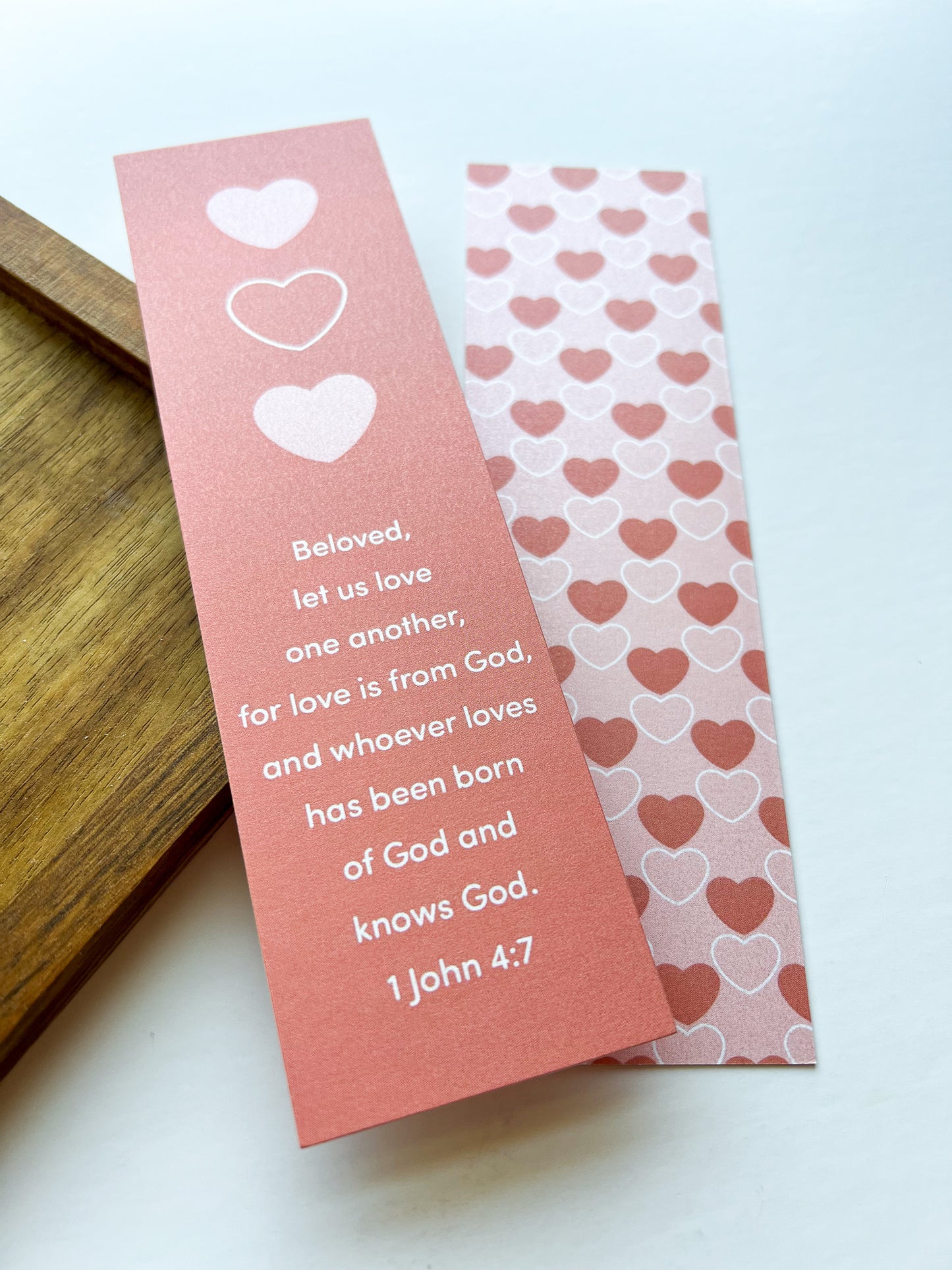 Heart 1 John 4:7 Bookmarks