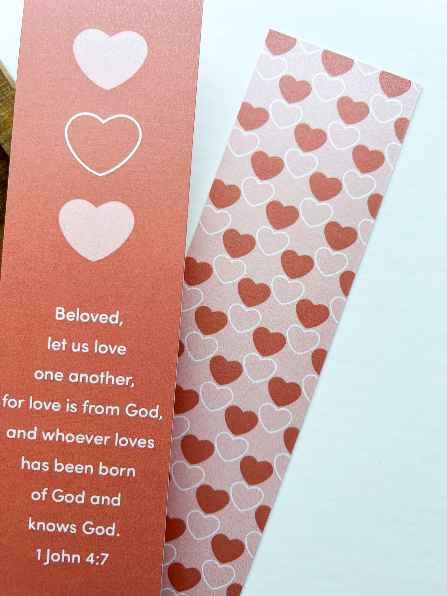 Heart 1 John 4:7 Bookmarks