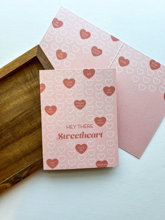 Hey There Sweetheart Card