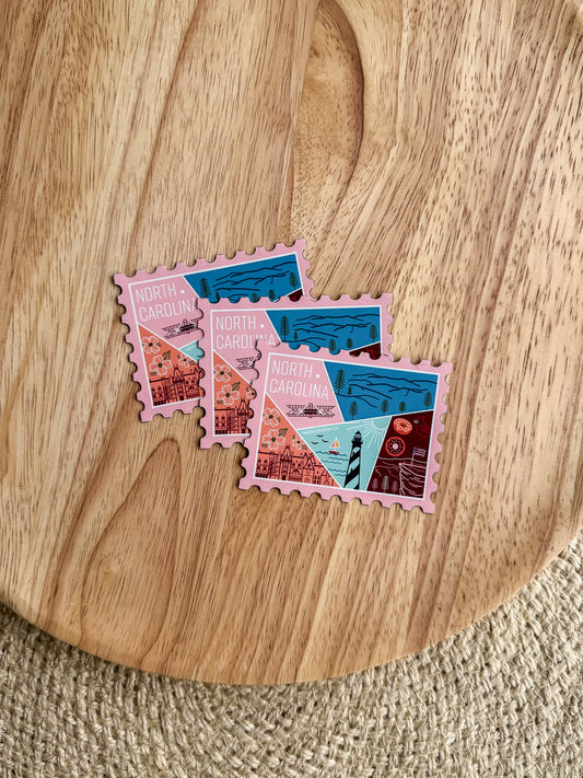 North Carolina Stamp Magnet