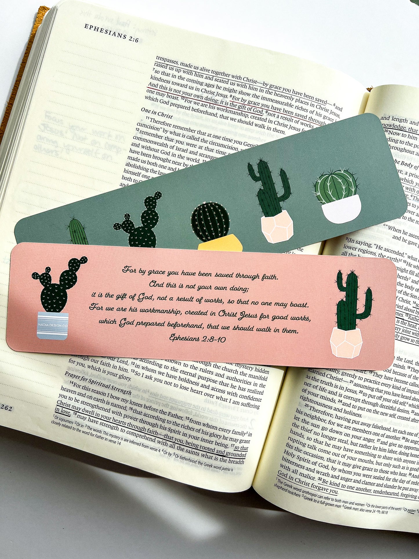 Cactus Ephesians 2:8-10 Bookmark