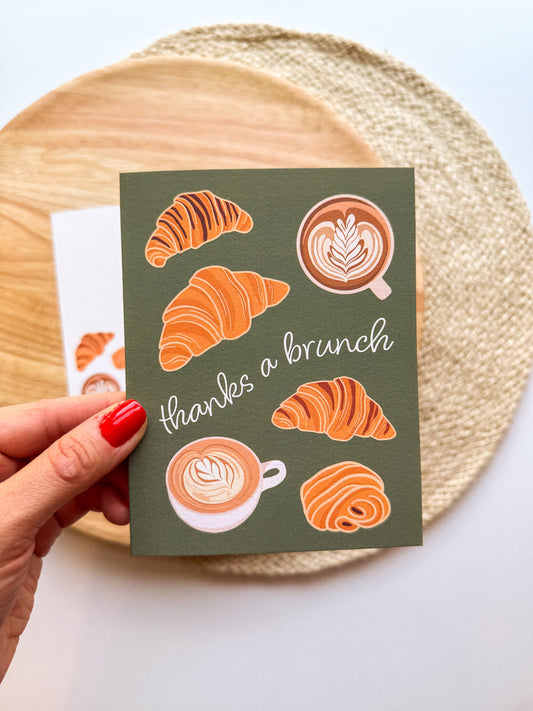 Thanks a Brunch Greeting Card