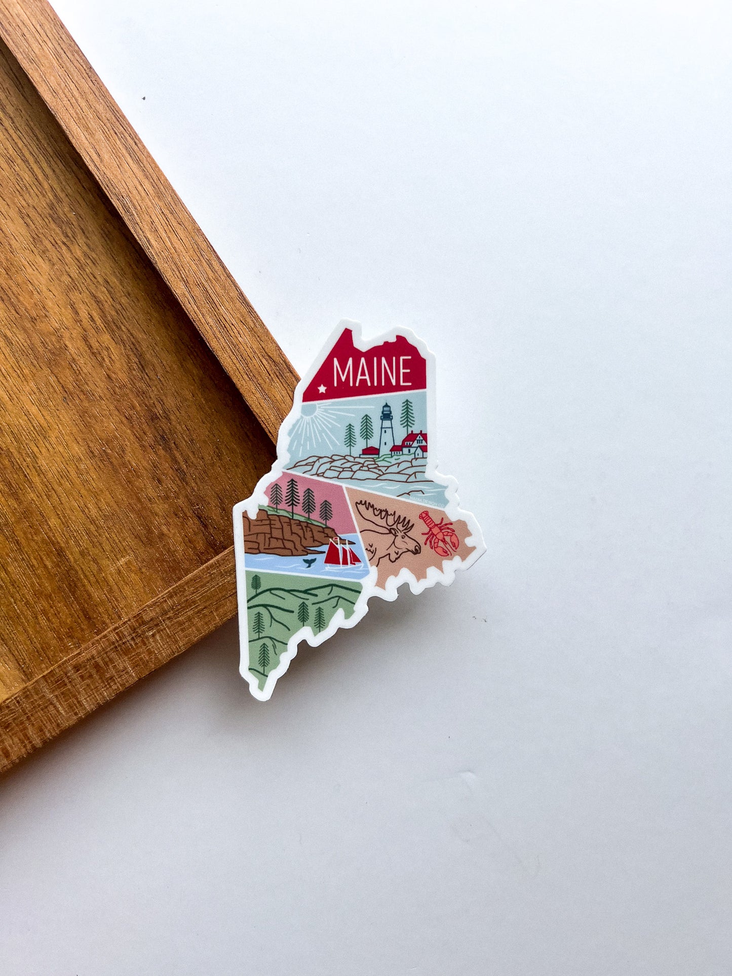 Maine State Sticker