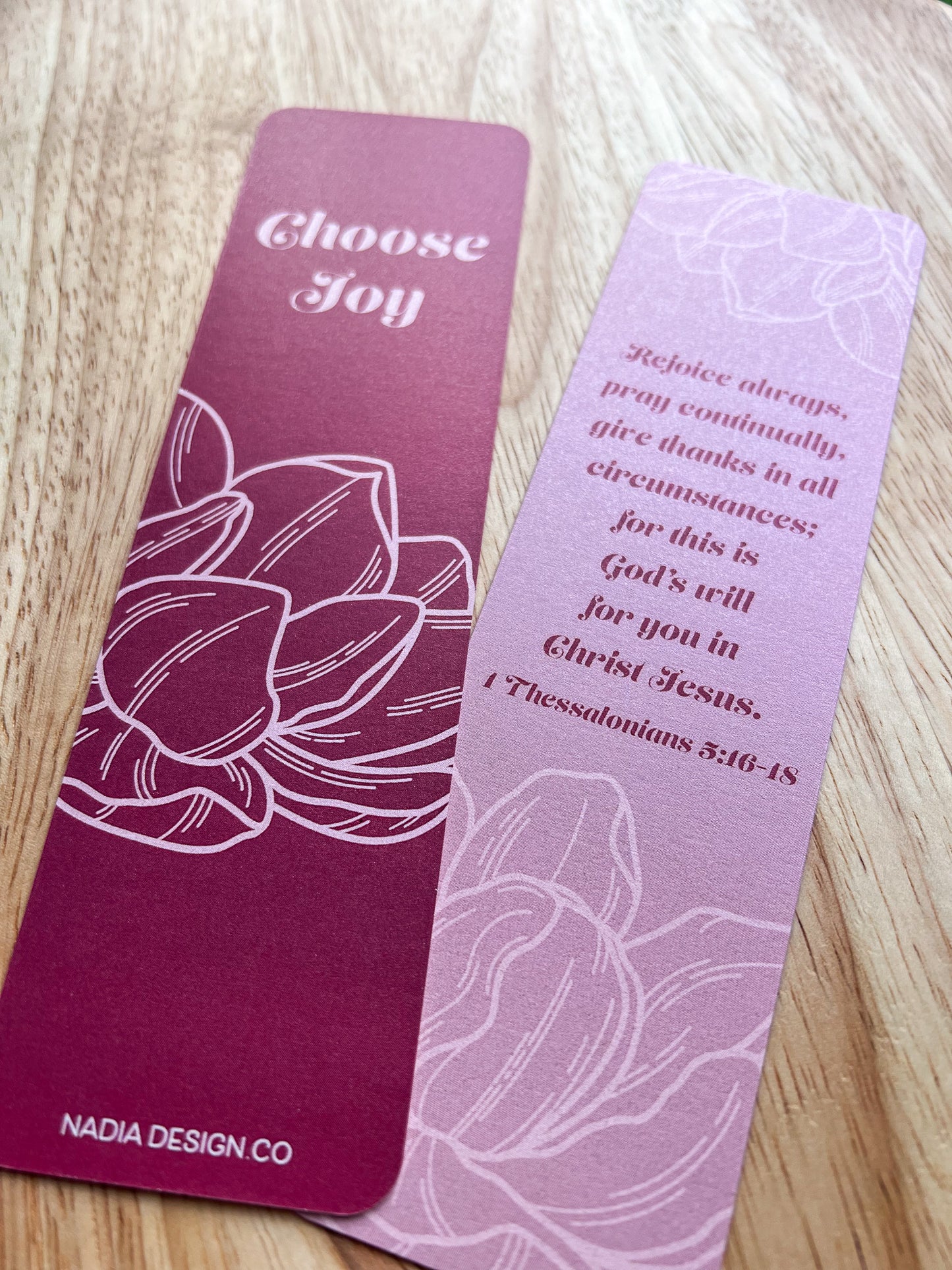 Choose Joy Bookmarks