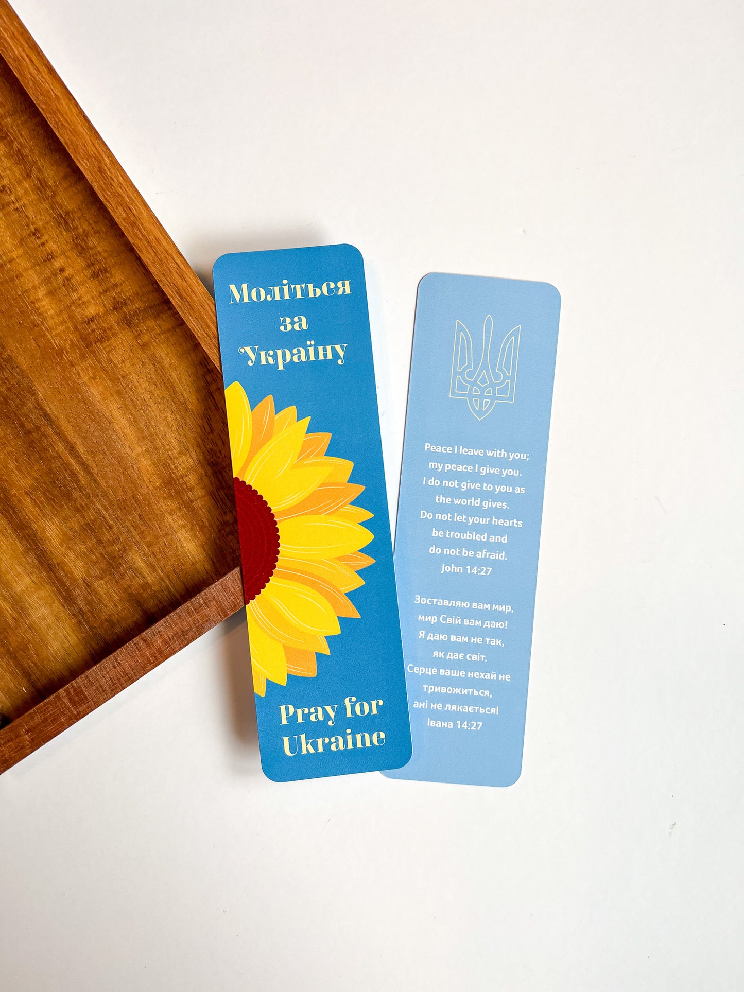 Pray for Ukraine Bookmark