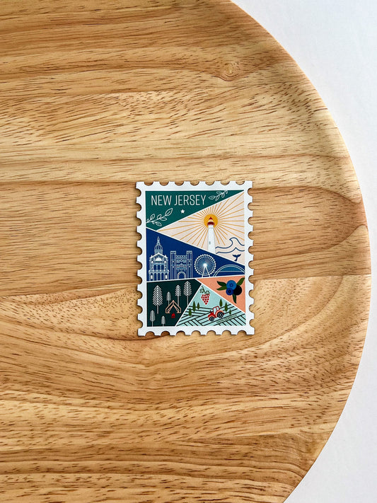 New Jersey Stamp Magnet