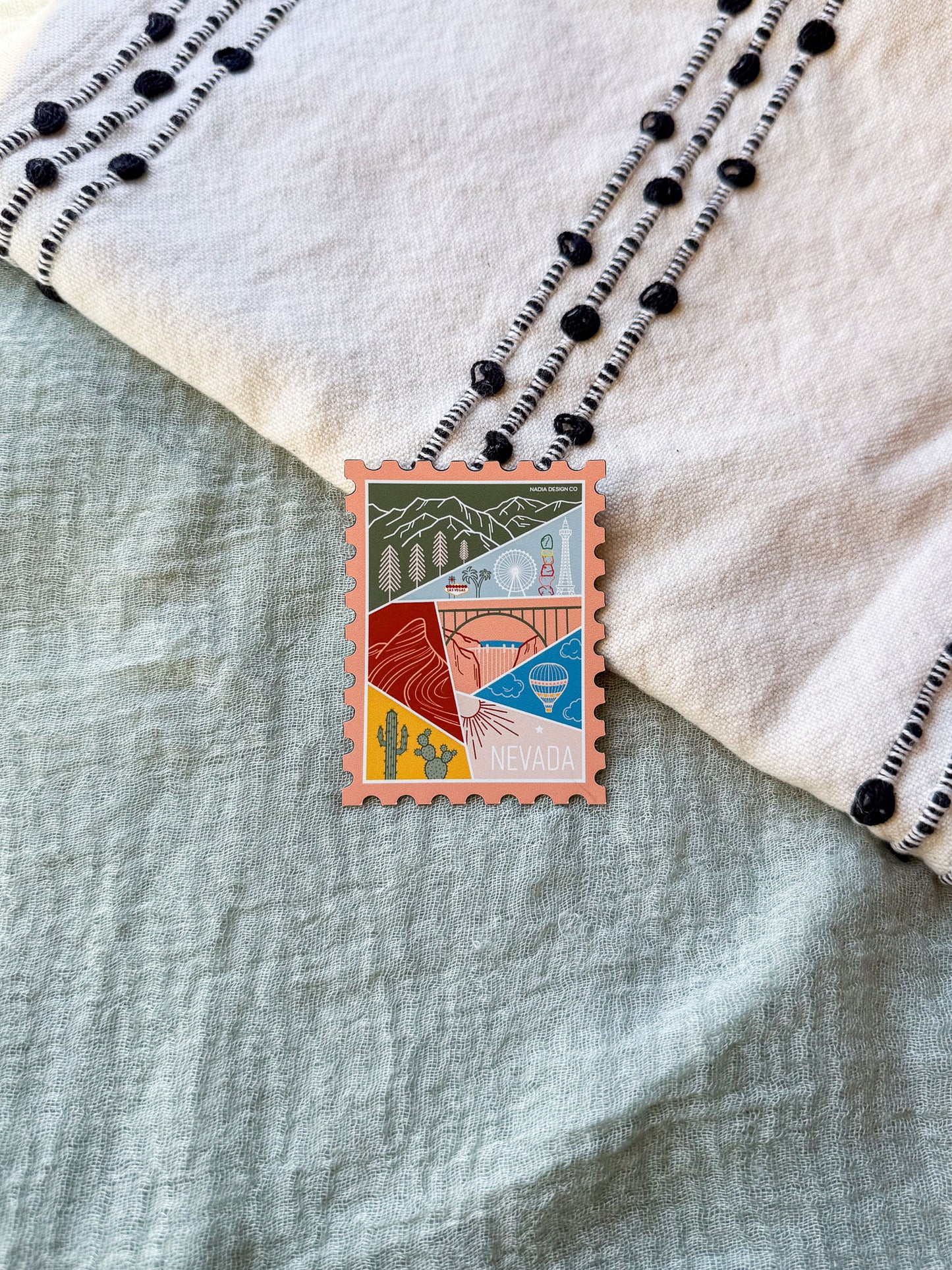 Nevada Stamp Magnet