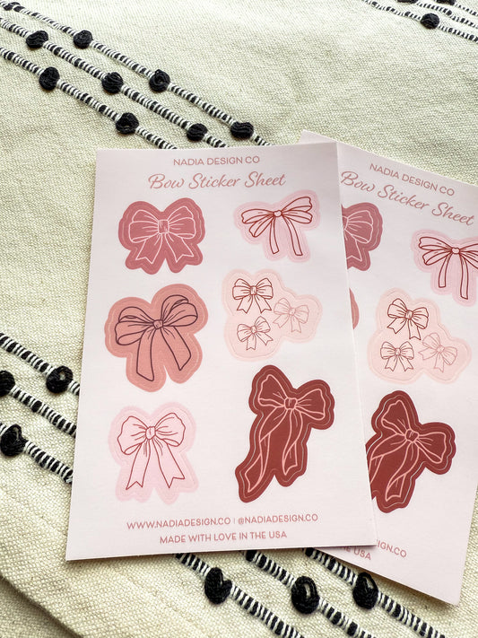 Bow Sticker Sheet