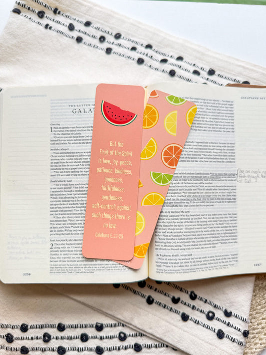 Fruit of the Spirit Verse Bookmarks