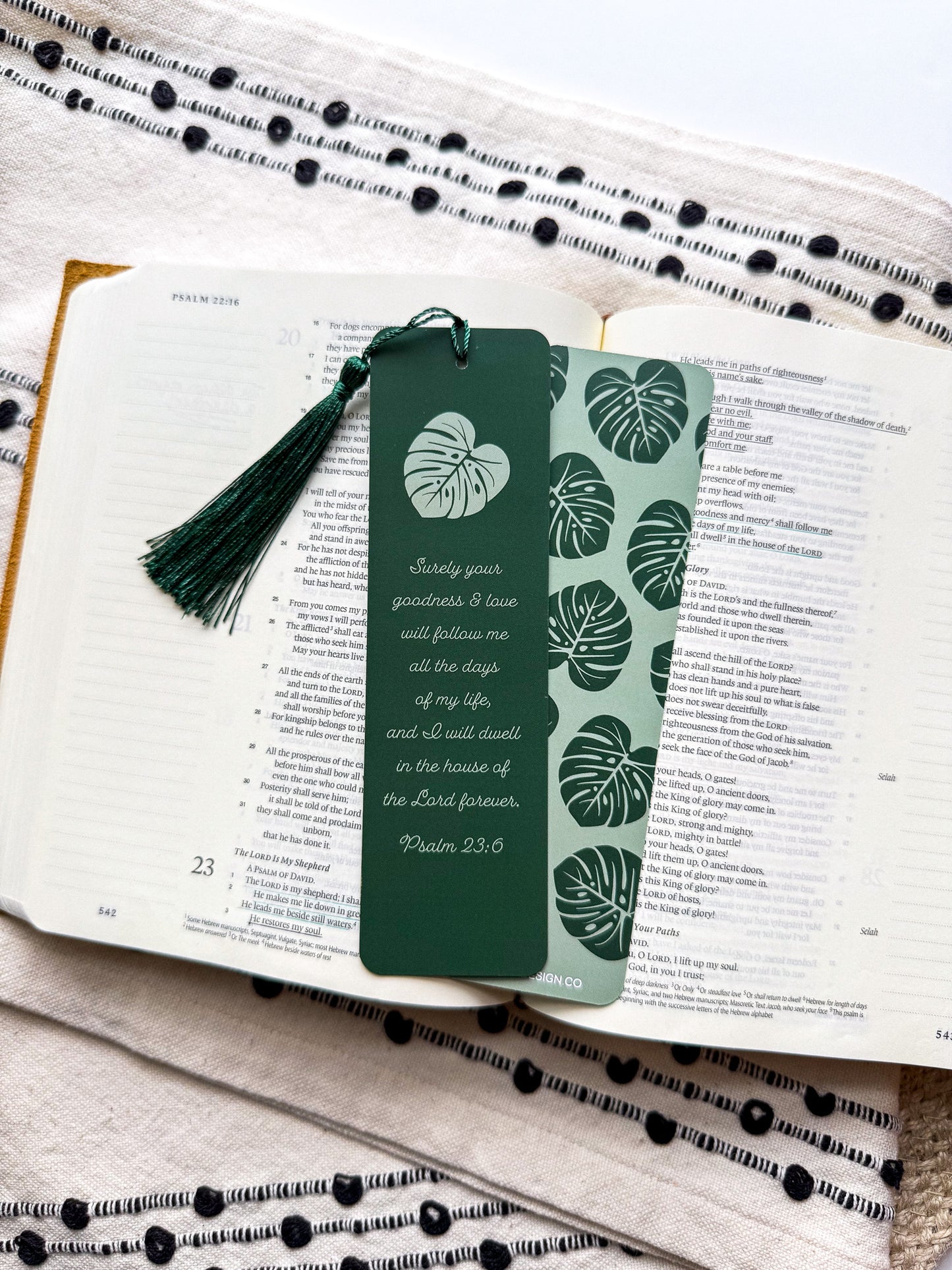 Surely your Goodness Verse Bookmarks Psalm 23:6