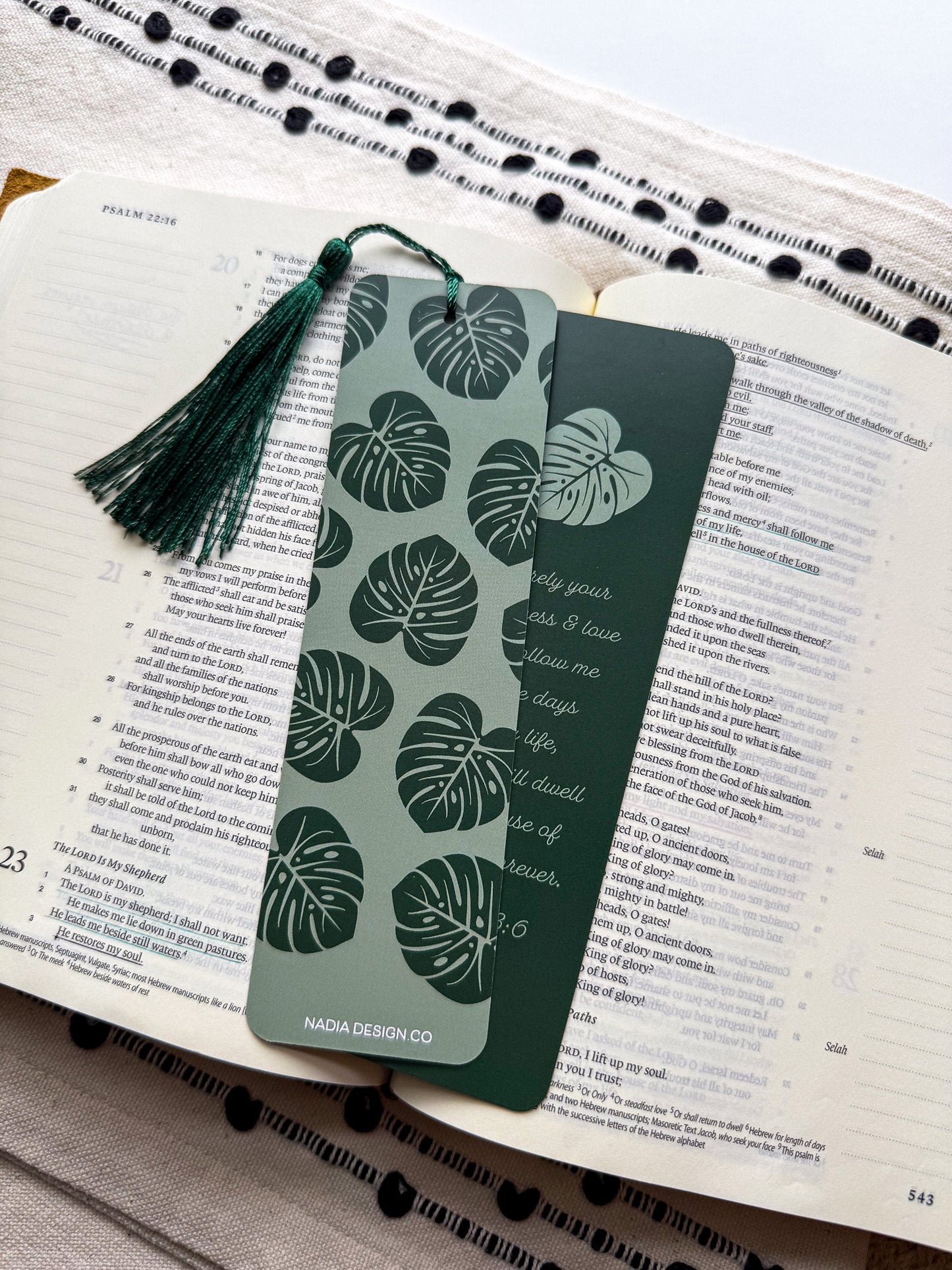 Surely your Goodness Verse Bookmarks Psalm 23:6