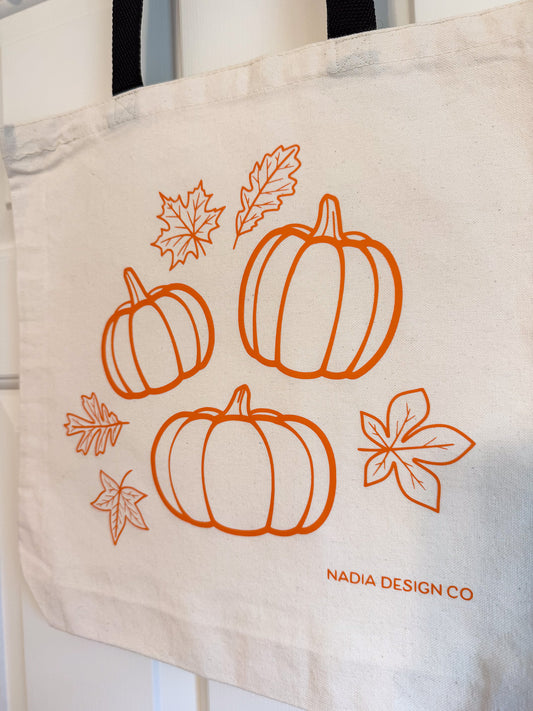 Pumpkin Fall Tote