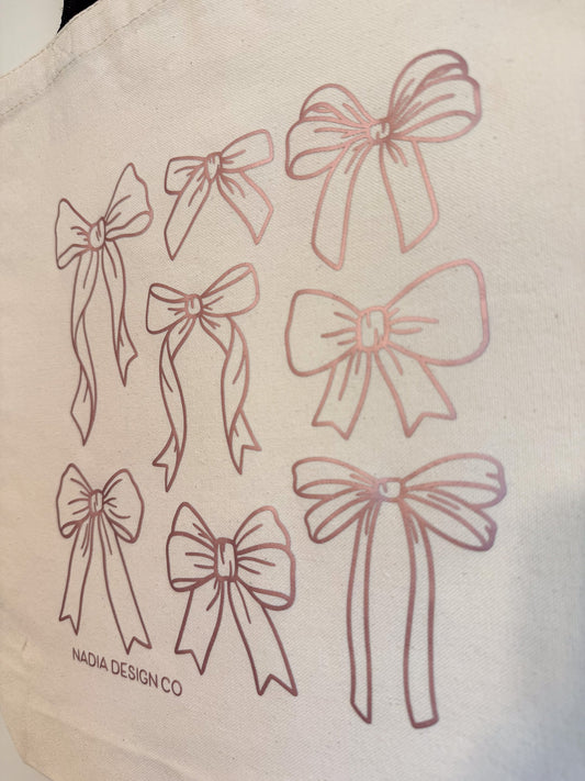 Pink Bows Tote