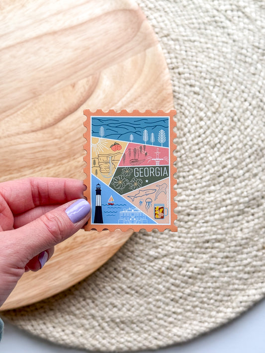 Georgia Stamp Magnet