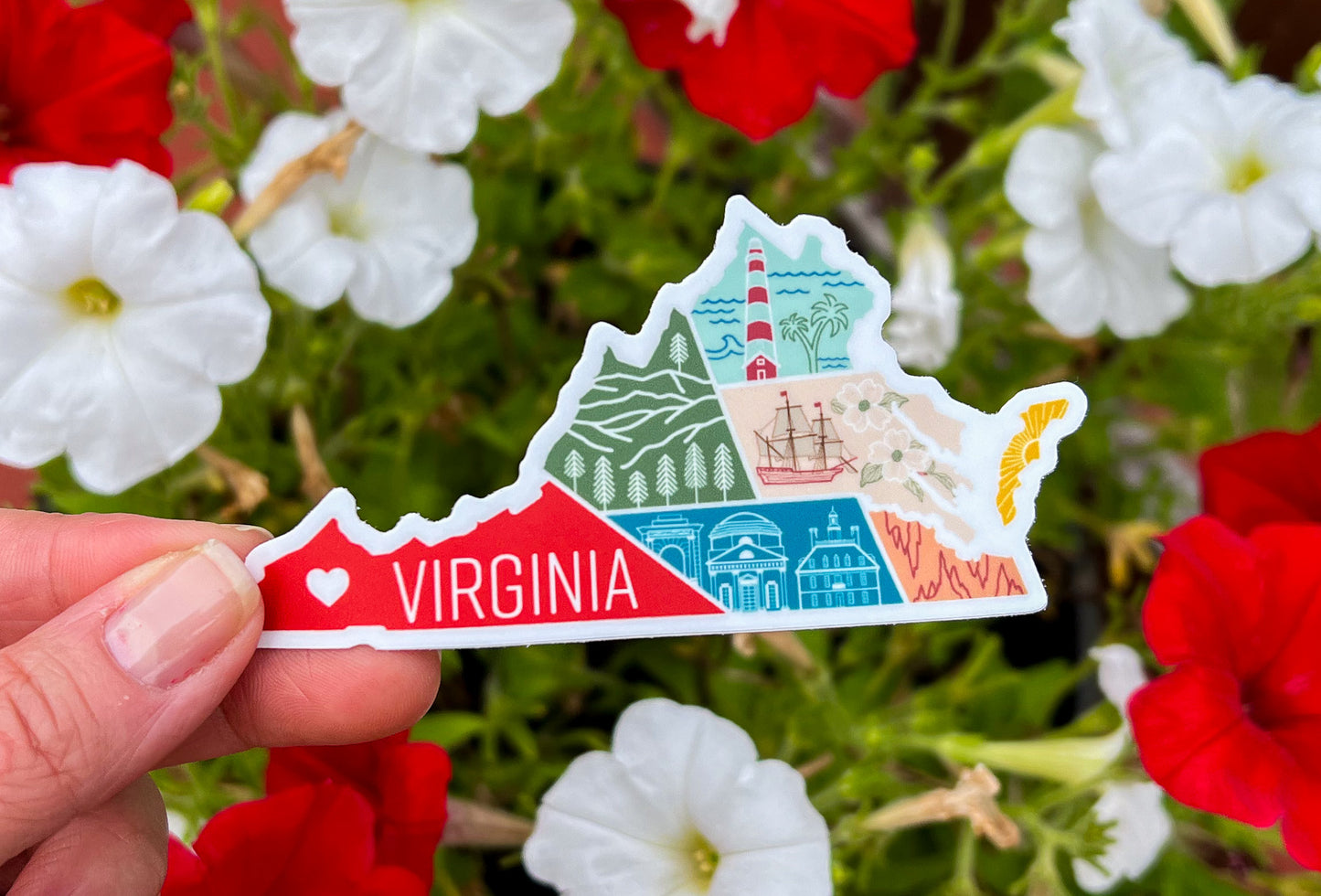 Virginia State Sticker