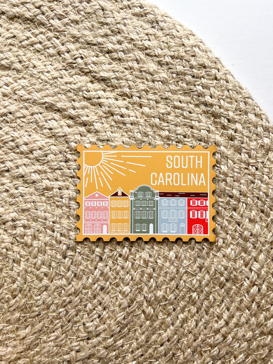 South Carolina Stamp Magnet