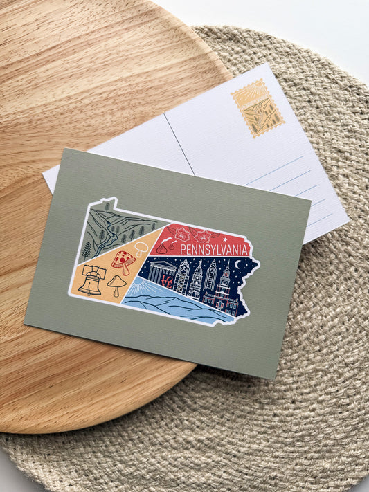 Pennsylvania State Postcard
