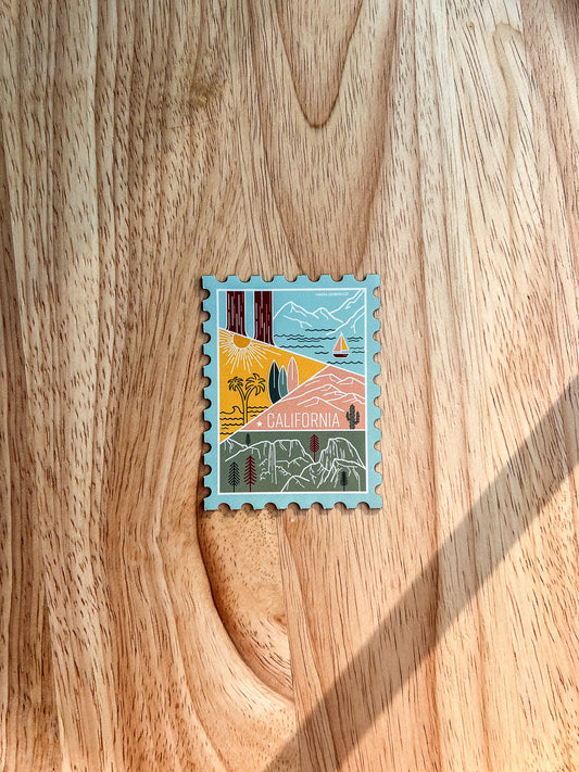 California Stamp Magnet