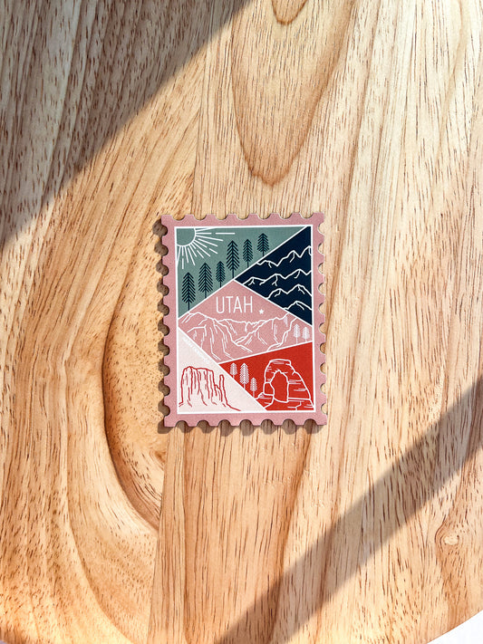 Utah Stamp Magnet