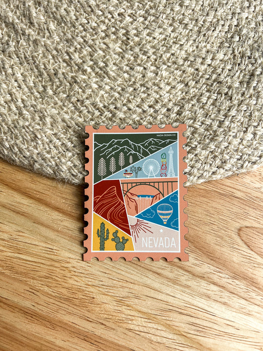 Nevada Stamp Magnet
