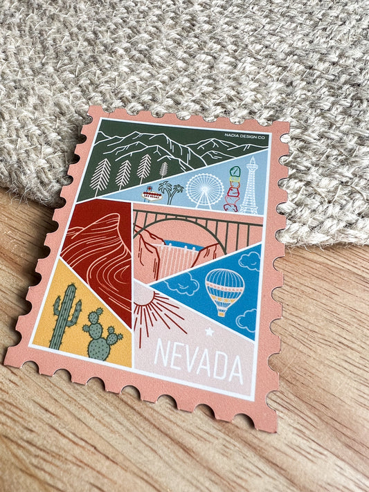 Nevada Stamp Magnet