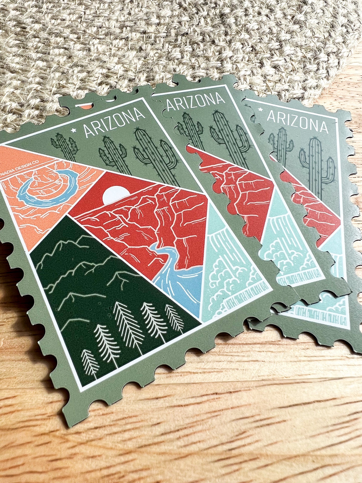 Arizona Stamp Magnet