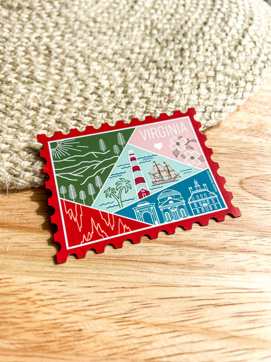 Virginia Stamp Magnet