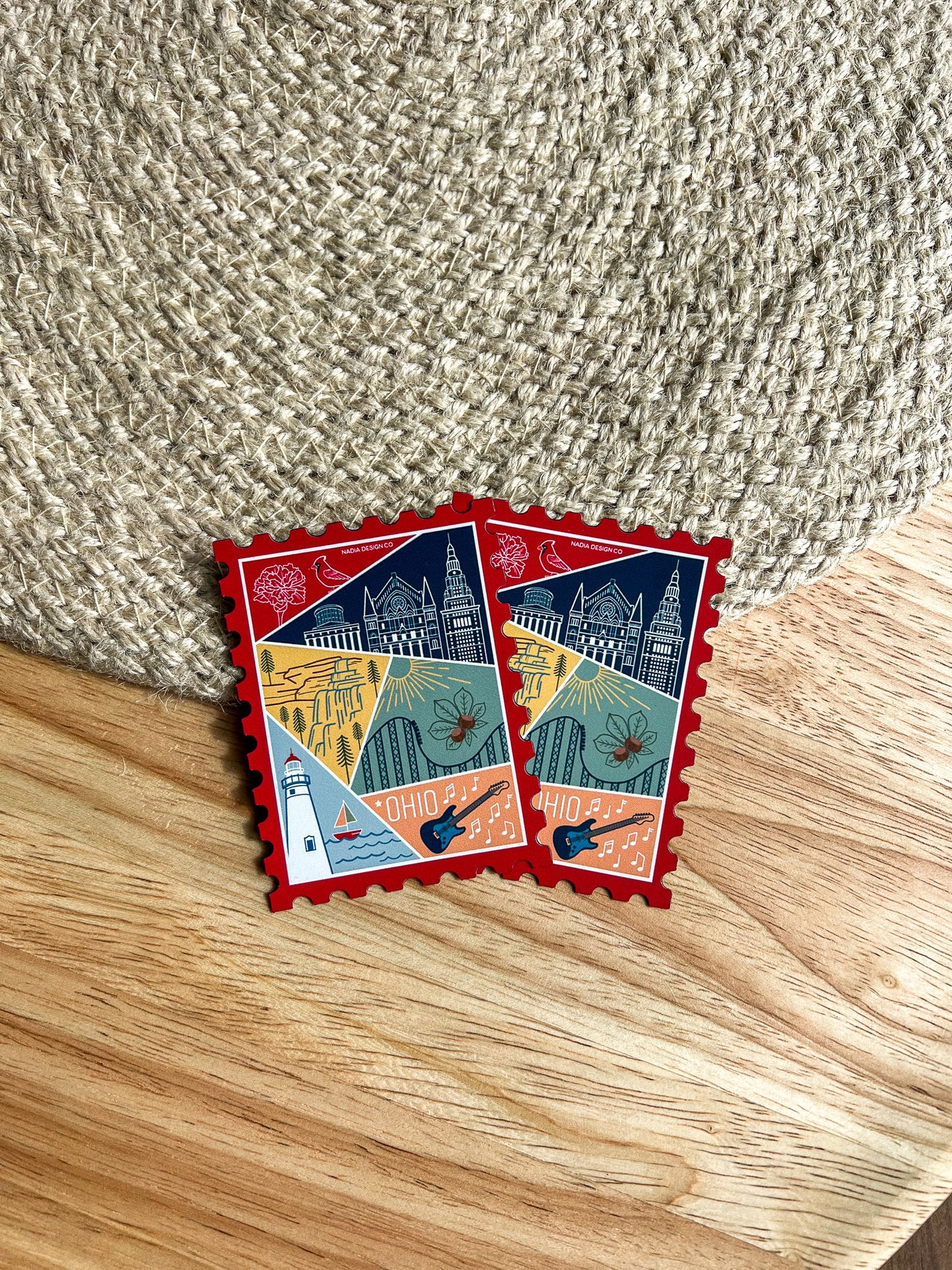 Ohio Stamp Magnet