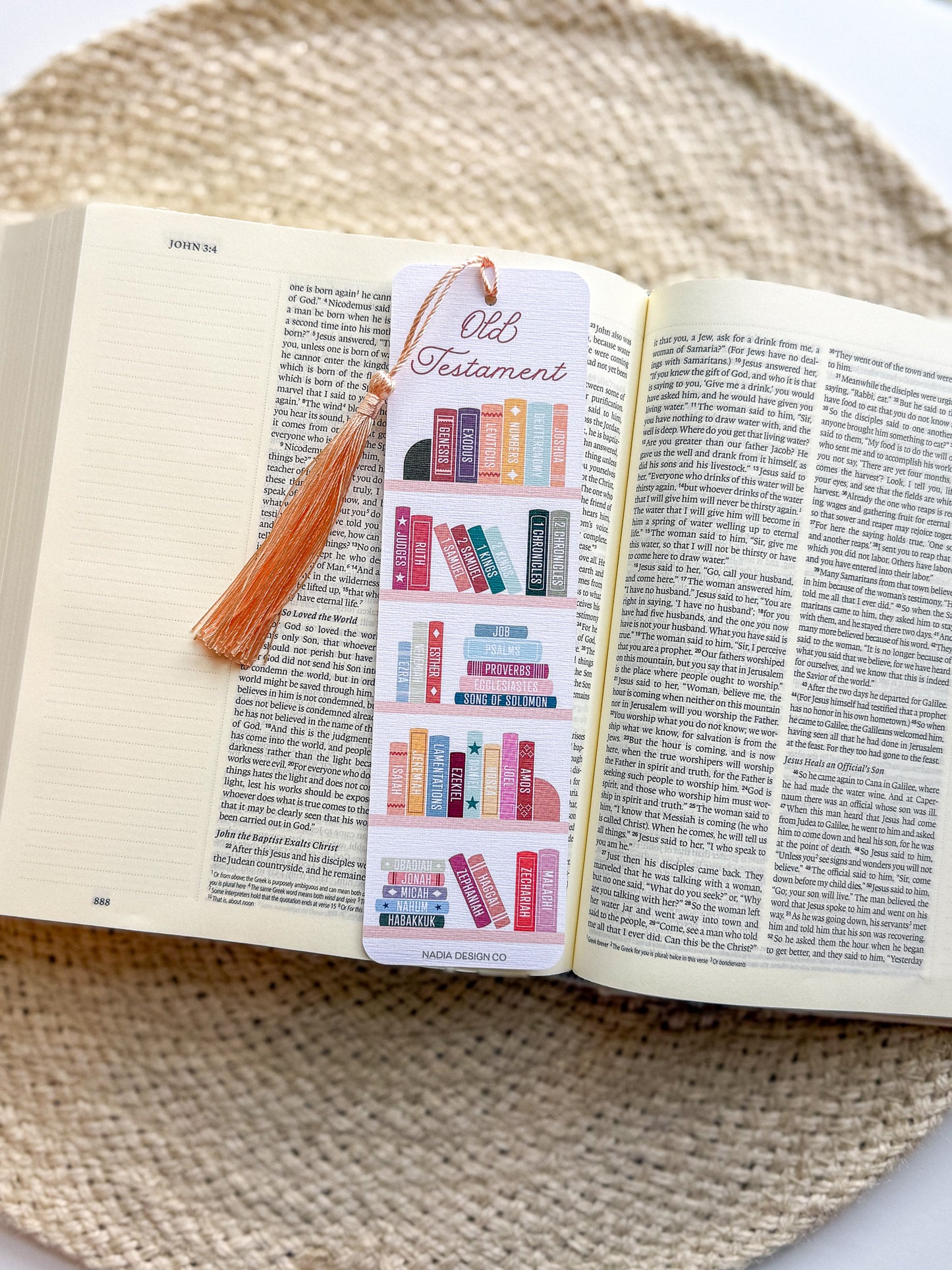 Books of the Bible Bookmark