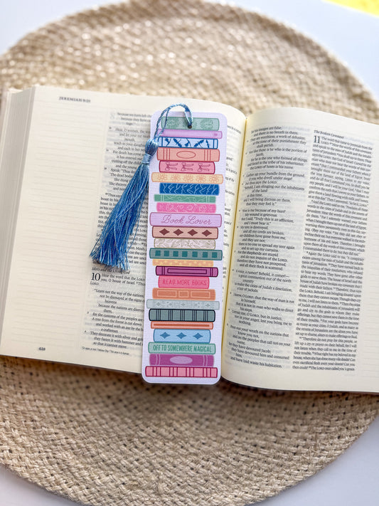 Pile of Books Bookmark