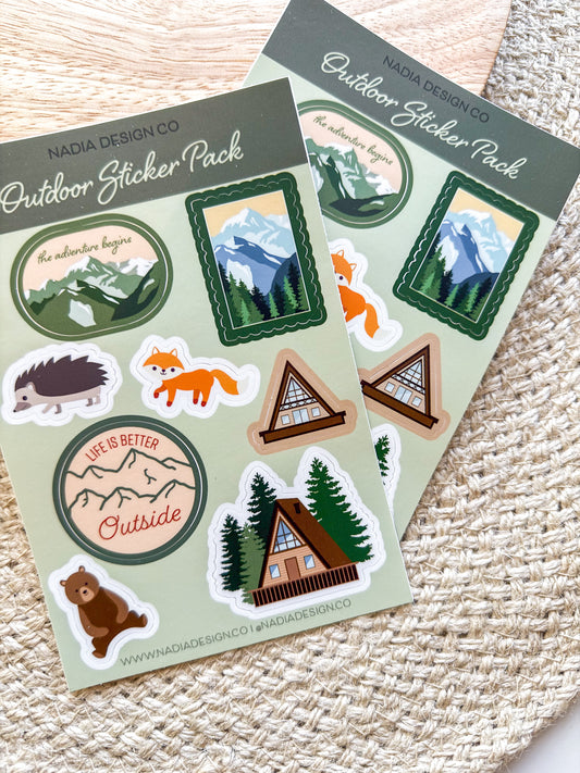 Outdoor Sticker Sheet