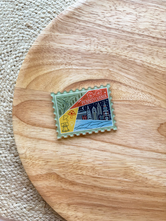 Pennsylvania Acrylic Magnet