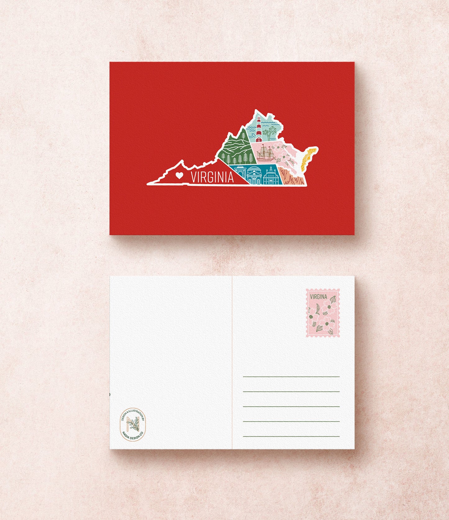 Virginia State Postcard