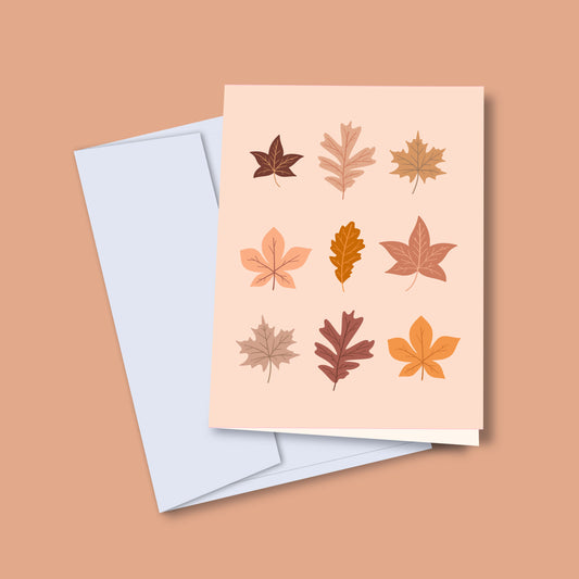 Autumn Leaves Card