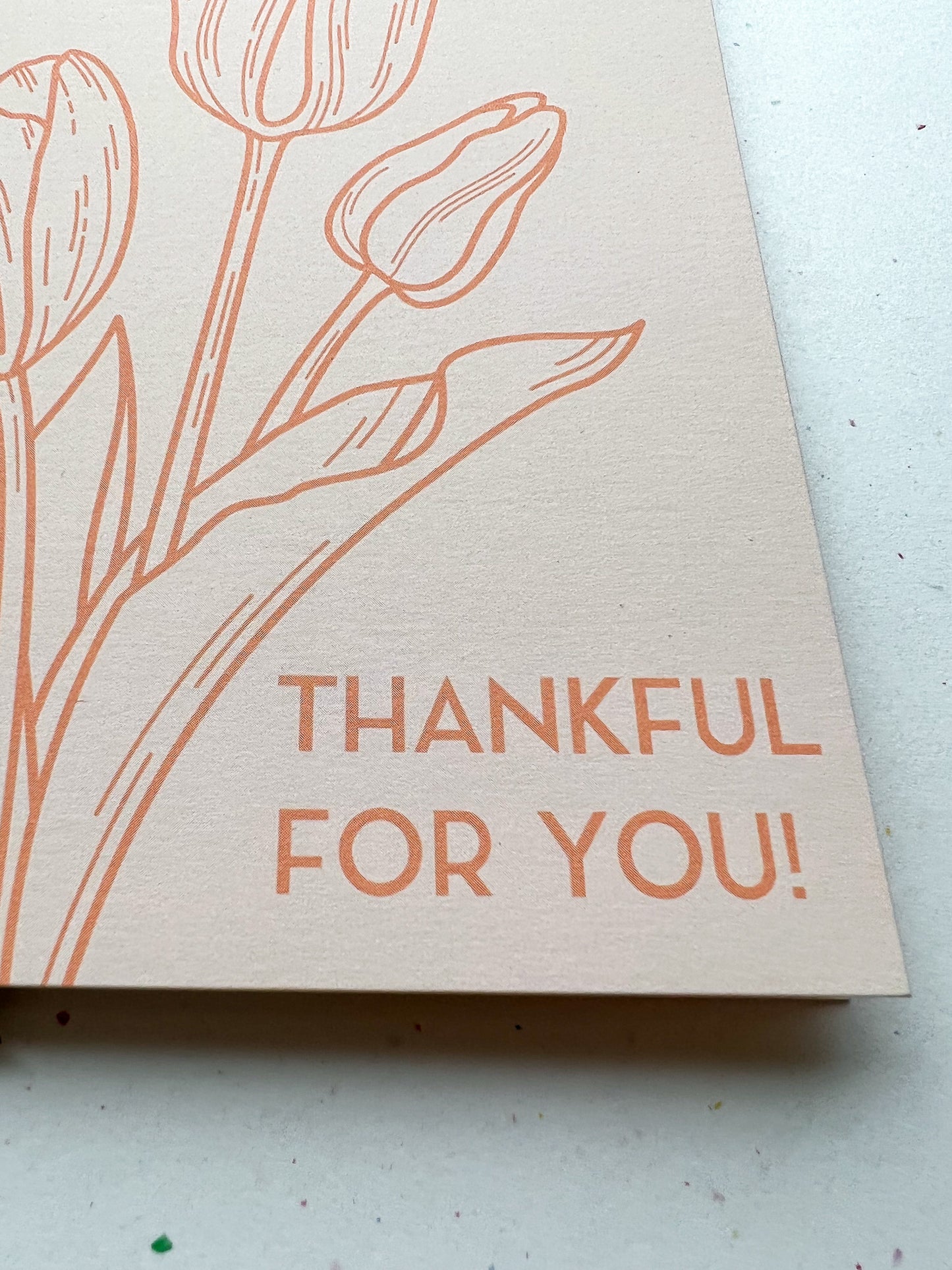 Thankful for You Card