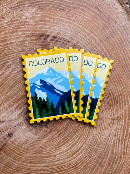 Colorado State Stamp Magnet