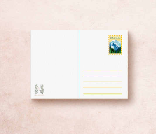 Colorado Mountains Postcard
