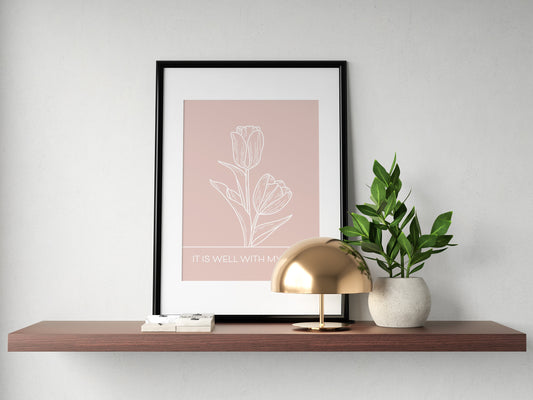 Tulips "It is Well with my Soul" Prints