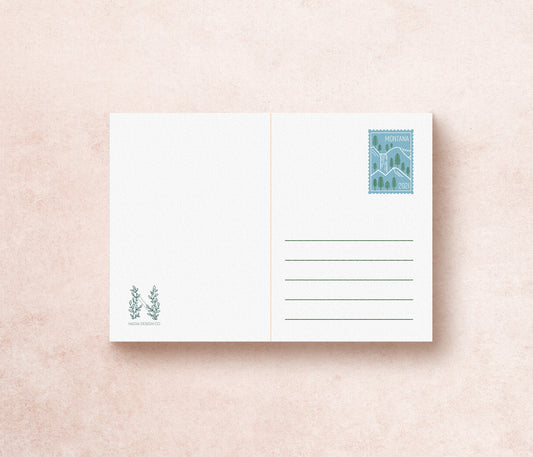 Montana Travel Postcard