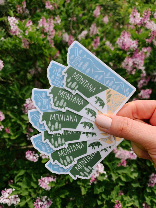Montana State Sticker