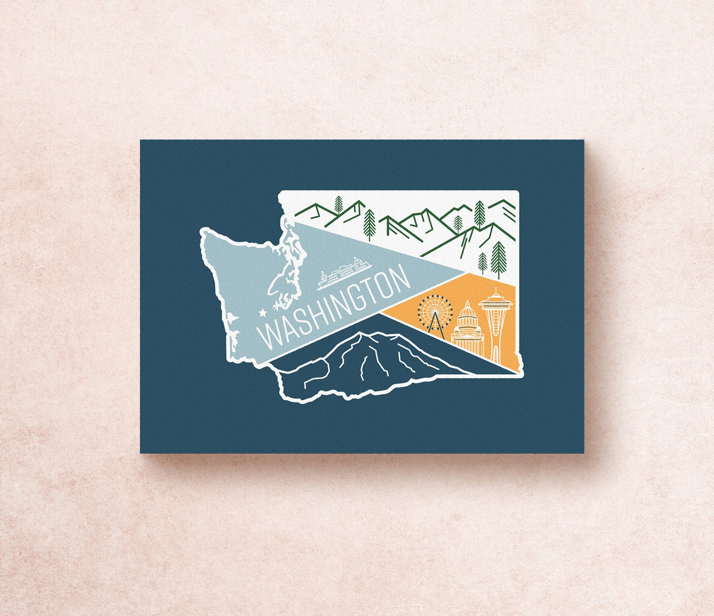 Washington State Postcard