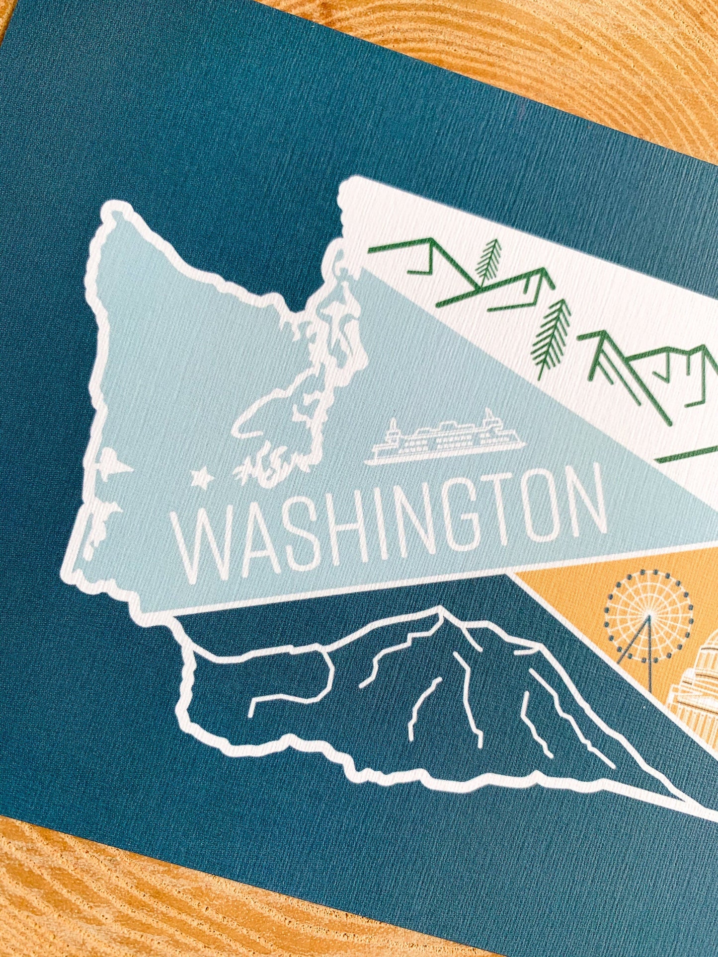 Washington State Postcard