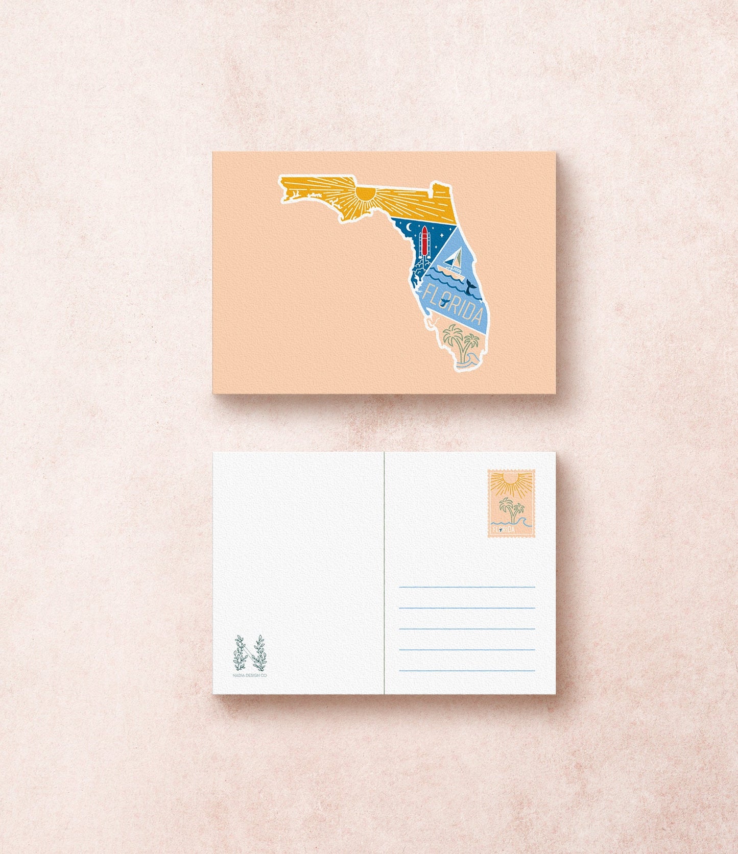Florida State Postcard