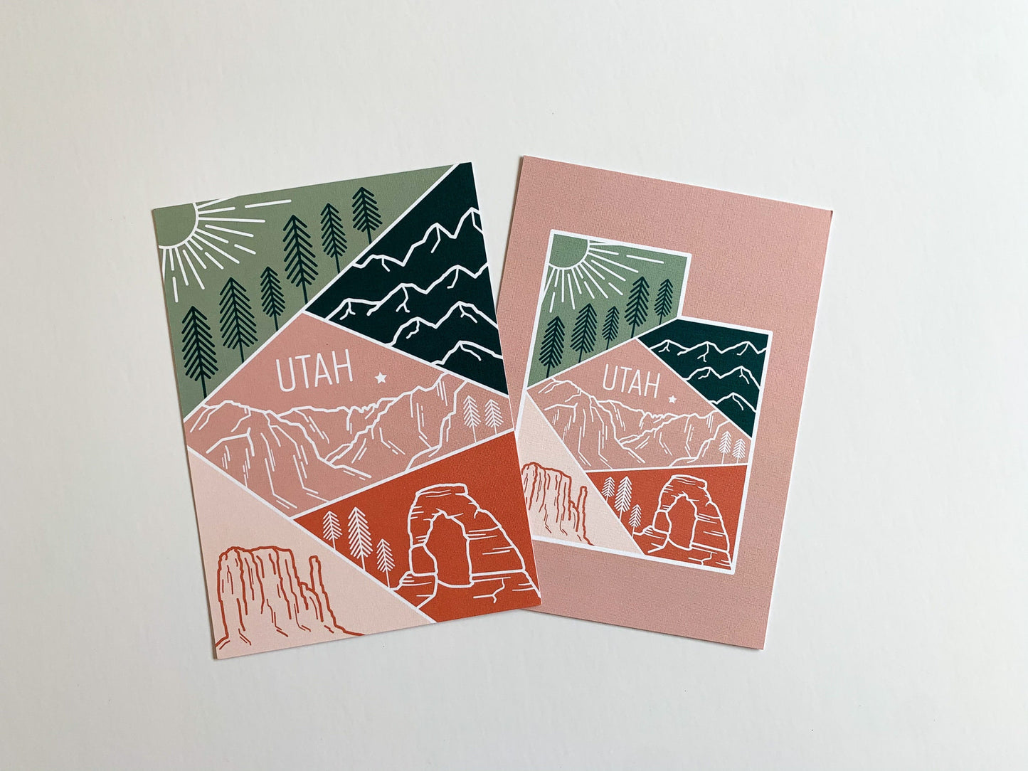 Utah Travel Postcard