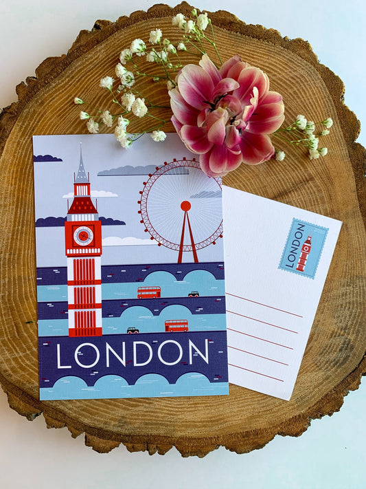 London Travel Postcard
