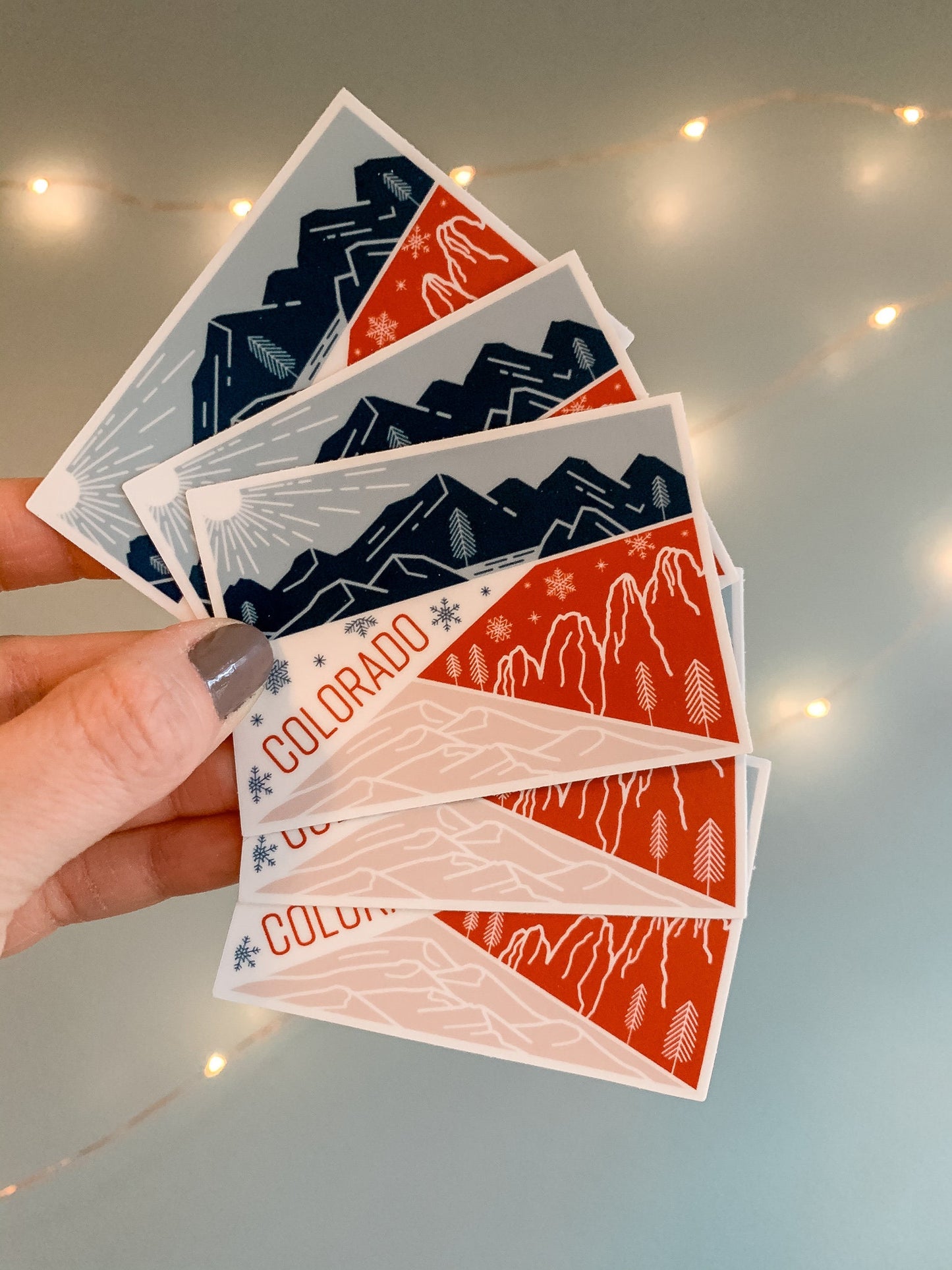 Colorado State Geometric Sticker