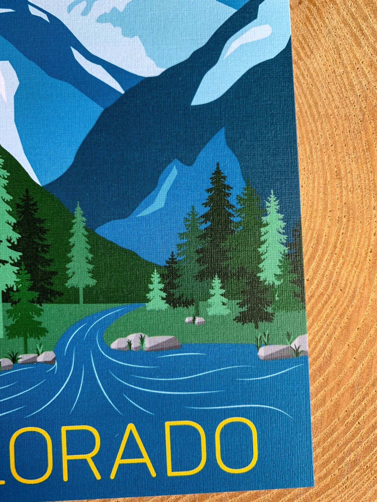 Colorado Mountains Postcard