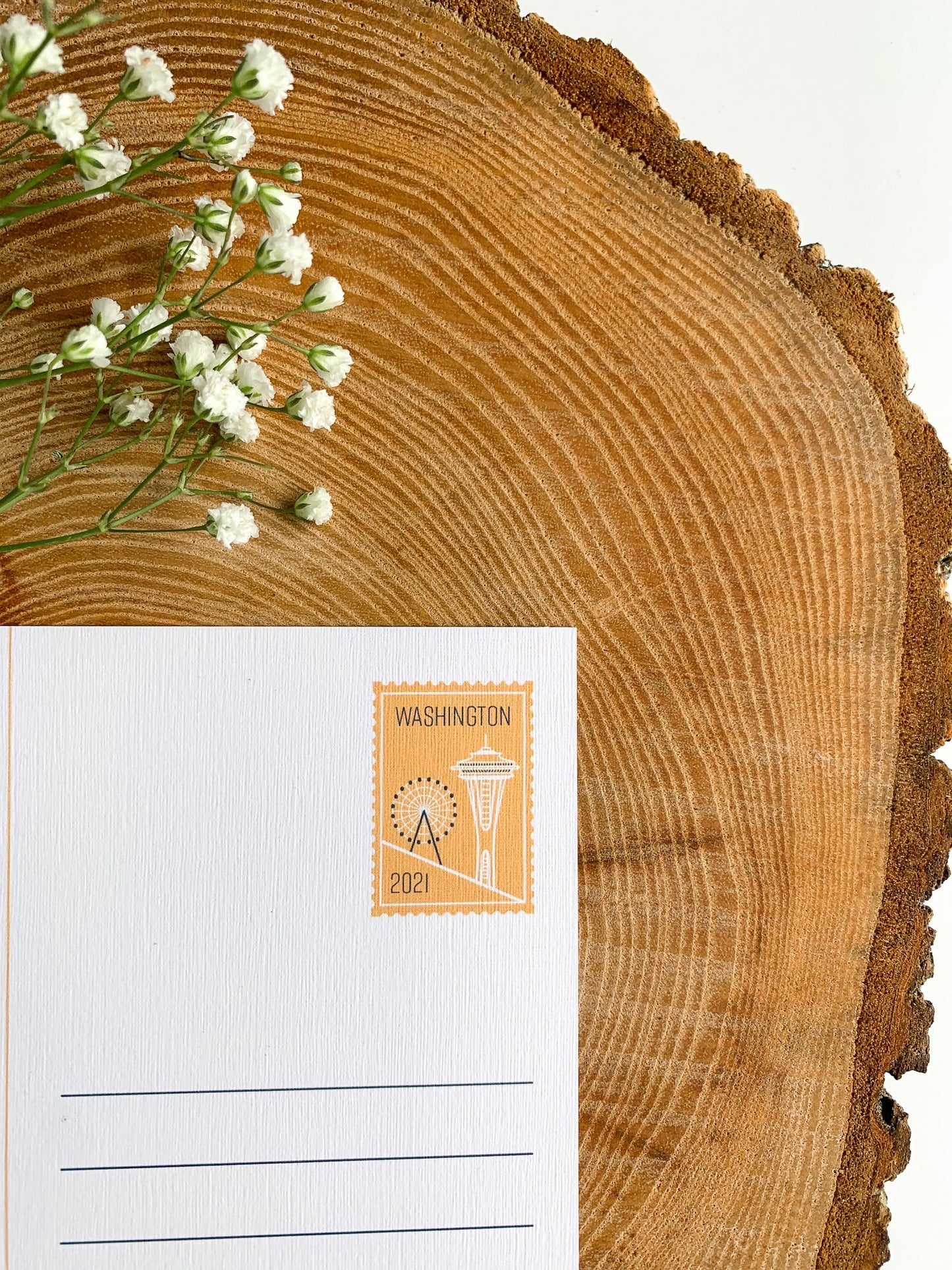 Washington Travel Postcard