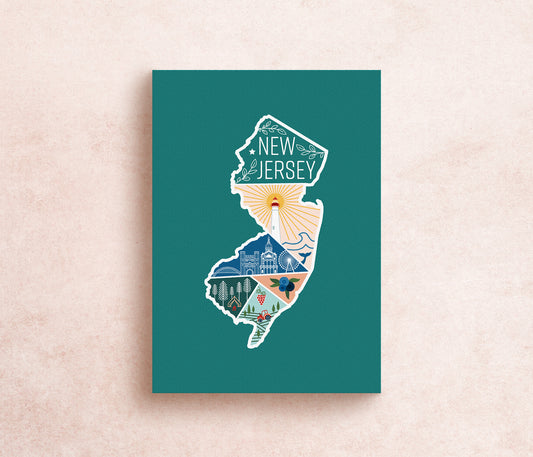 New Jersey Travel Postcard